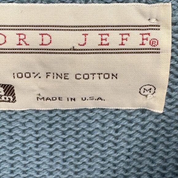 VTG Lord Jeff Sweater Men's M Cable Knit Fisherman Chunky Grandpa USA Made - Picture 7 of 7